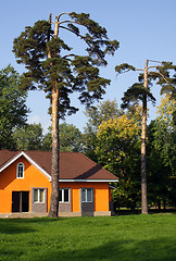 Image showing orange small house