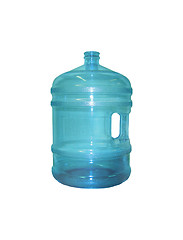 Image showing Big bottle of water isolated on a white background (Path)