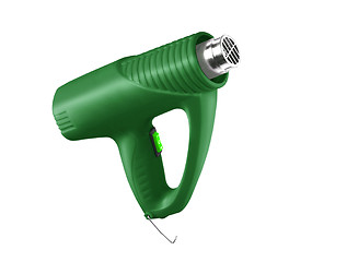 Image showing green dryer Isolated