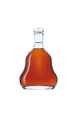 Image showing Whiskey bottle isolated