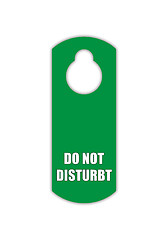Image showing Do not disturb tag