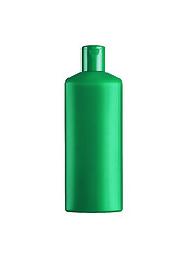 Image showing Shampoo bottle isolated on a white background