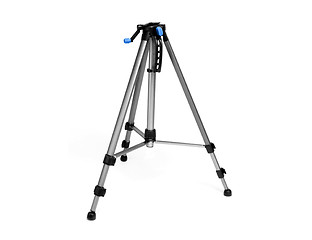 Image showing Photo tripod isolated on white background