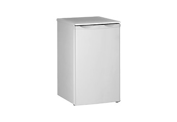 Image showing Small  fridge isolated on white