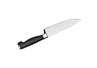 Image showing Kitchen knife on a white background