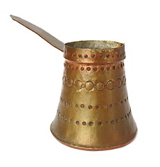 Image showing old copper teapot