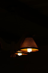 Image showing lamp in the dark