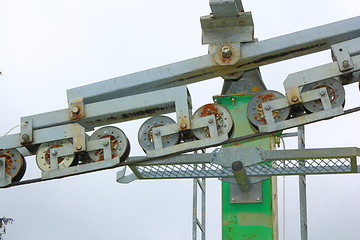 Image showing detail of ski lift
