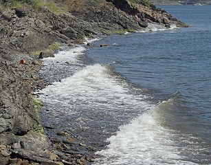 Image showing Wash of the waves