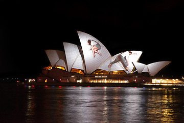 Image showing EDITORIAL: Opera House Australia during Vivid Sydney Festival