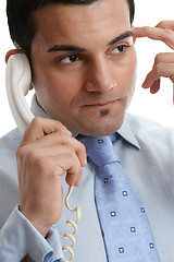 Image showing Businessman thinking