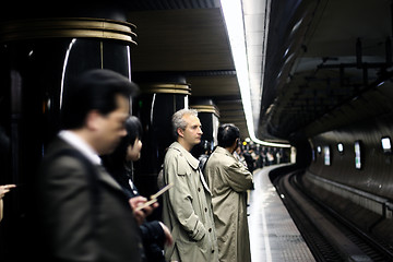 Image showing People in subway