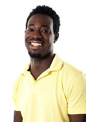 Image showing Cheerful young black teenager