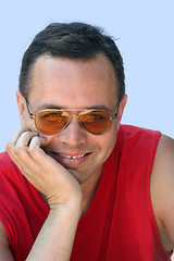 Image showing Man smiling