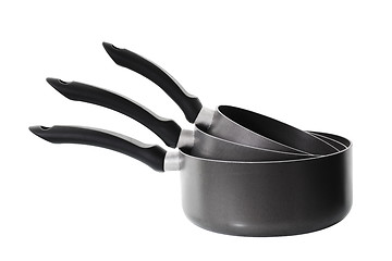 Image showing set of pans