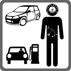 Image showing Vector Man icon 