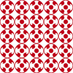 Image showing Seamless wallpaper pattern