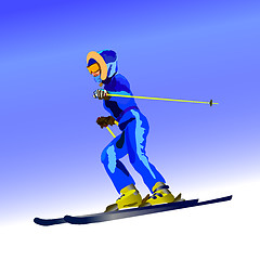 Image showing Skier