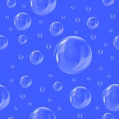 Image showing seamless wallpaper of the bubbles