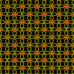 Image showing Seamless wallpaper pattern