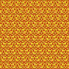 Image showing Seamless wallpaper pattern