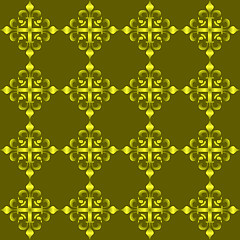 Image showing Seamless wallpaper patternr 