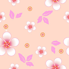 Image showing Seamless floral background. Repeat many times.