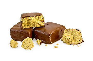 Image showing Halva in chocolate