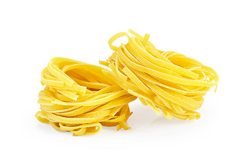 Image showing Noodles twisted