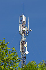 Image showing Cellphone Transmitter Tower