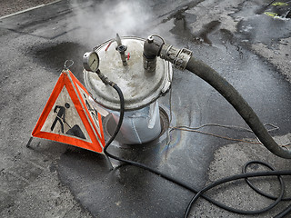 Image showing Maintenance of sewer