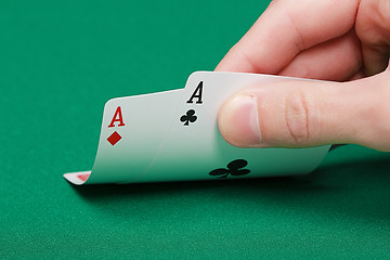 Image showing two aces