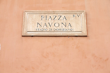 Image showing Piazza Navona - Rome