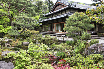 Image showing Japanese garden in Nara