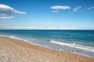 Image showing Beach at the mediterranean sea