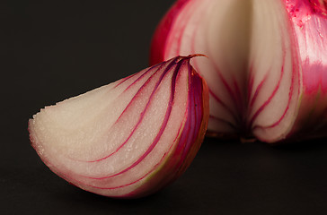 Image showing Red onion detail