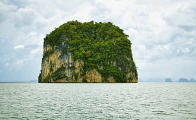 Image showing Island in the Andaman Sea - tropical landscape