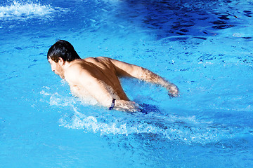 Image showing power swimmer