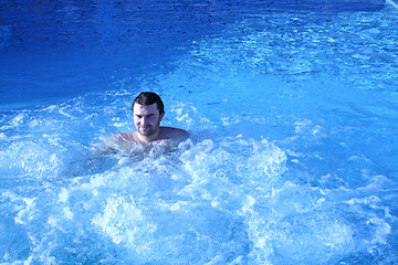 Image showing swimming pool-jacuzzi