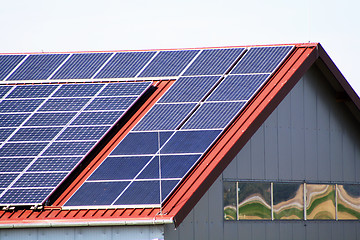 Image showing solar house