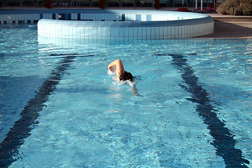 Image showing swim the crawl