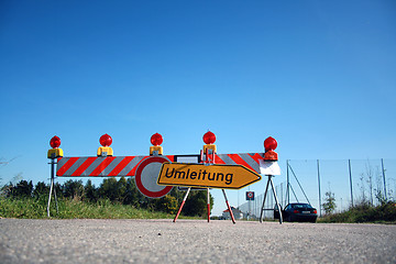 Image showing road is blocked