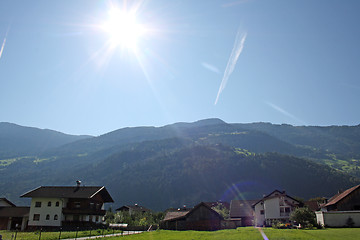 Image showing small village in the Alps