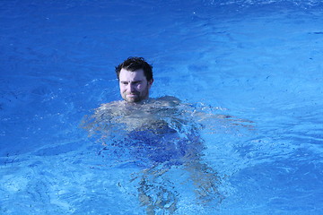 Image showing swimming