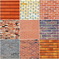 Image showing Brick wall textures