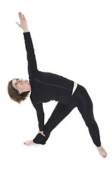 Image showing woman doing yoga pose