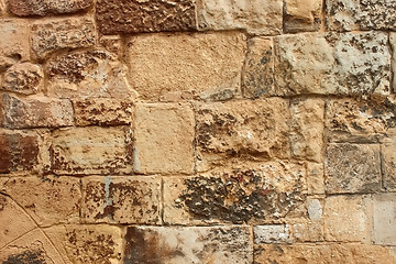 Image showing Medieval stone wall
