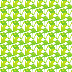 Image showing Seamless wallpaper pattern