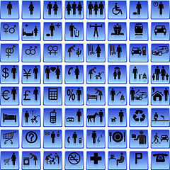 Image showing Website and Internet Icons -- People