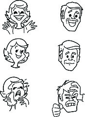 Image showing Various emotions